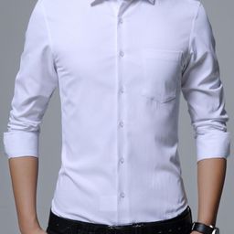 StyleCast Men India Slim Fit Solid Spread Collar Cotton Formal Shirt-image-38