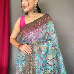 DIVASTRI Kalamkari Saree image 2