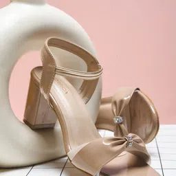 CORSICA Party Block Sandals with Bows-17