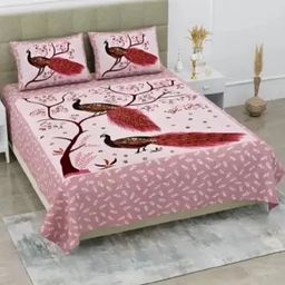 E Elma Unisex Pink Bedsheets-image-34