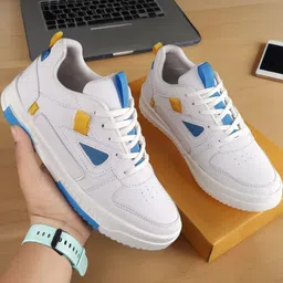 Bonexy Men Tan Canvas Sneakers-image-70