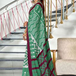 DIVASTRI Block Printed Saree image 3