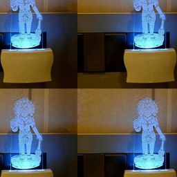 SOMIL Set of 4 Transparent & White Textured Glass Wall Lamp-image-95