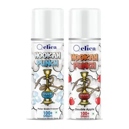 Qelica Set Of 2 Hookah Punch Polar Brain Freezer & Double Apple Breath Spray-10g Each-23