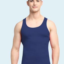Friskers Round Neck Pure Cotton Gym Vest-image-68