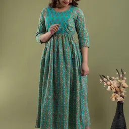 Moda Rapido Women Floral Printed Maternity Kurta-picture-23