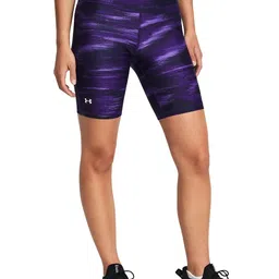 UNDER ARMOUR Women UA TECH Printed Loose Fit Cycling Sports Shorts-image-8
