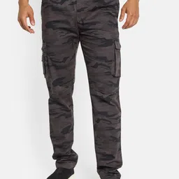 Octave Men Printed Mid-Rise Cotton Trousers-image-98