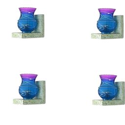 SOMIL Pink Glass Cylinder Printed Wall Lamps-image-90