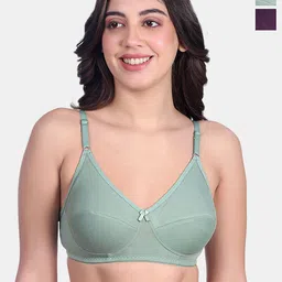 SKDREAMS Women Pack Of 2 Full Coverage Seamed Non Padded Everyday Bra-picture-30