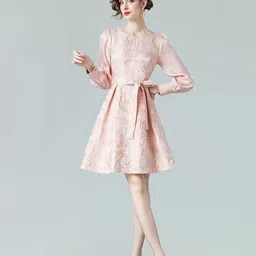 JC Collection Fit & Flare Dress-image-89
