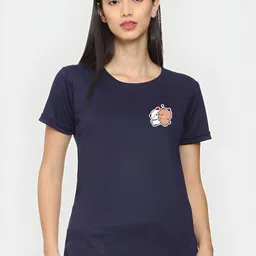 SZN Women Printed Applique T-shirt-image-97