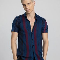 TIGER SNAKE Men Comfort Checked Casual Shirt-image-99
