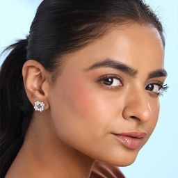 Yellow Chimes Set Of 30 Rhodium-Plated Stone Studded & Beaded Studs & Drop Earrings image 5
