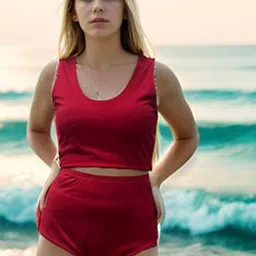 Athena Unapologetic Round Neck Padded Swim Set-53