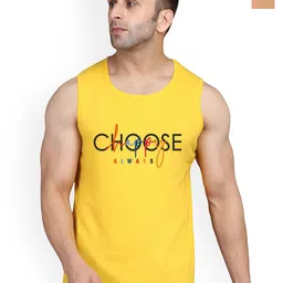 SLOWLORIS Men Pack of 2 Printed Sleeveless Bio-Washed Cotton Innerwear Gym Vests-picture-21