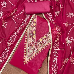 MANVAA Embellished Unstitched Dress Material-image-64