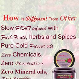 DRONTIKA Set Of 2 Herbal Beetroot Lip Balm For Dry & Chapped Lips - 10 g Each image 2