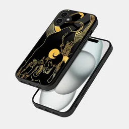macmerise Abstract Printed iPhone 16 Plus Bumper Case Mobile Accessories-4