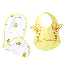 The White Cradle Infants Printed Bibs & Burp Cloth-33