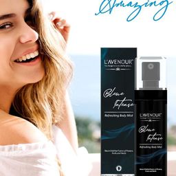 L'AVENOUR Set Of 2 Blue Intense Refreshing Long Lasting Body Mist Spray- 100 ml Each image 2