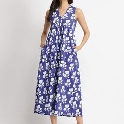 Pink Fort Women Floral Print Dress-image-82