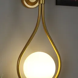 Deco Home Unisex Gold Wall Lamps-image-98