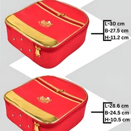 Ajabh Red Set of 2 Regular Makeup Organiser Organisers image 2