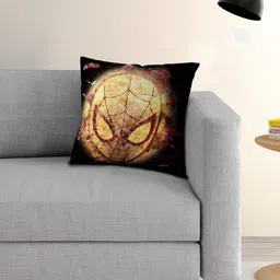 Marvel Yellow & Black Printed Square-Shaped Pre-Filled Cushion With Cover-picture-7