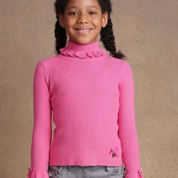 One Friday Girls Ribbed Pullover-picture-38