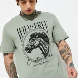 max Men Graphic Printed Round Neck Cotton T-shirt-picture-8