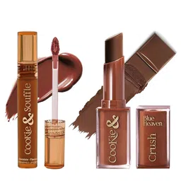 Blue Heaven Set Of Liquid Lipstick & Bullet Lipstick - 3.2ml + 3.4g-31
