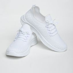 Snitch Men White Textured Sneakers-image-58