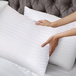SH Creation and Handlooms White Fibre Filled Polyester Sleep Pillow-image-12