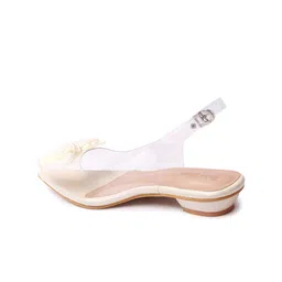 Retro Walk Block Mules with Bows image 3