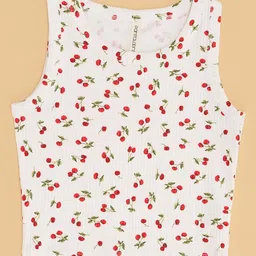 Pantaloons Junior Girls Floral Applique T-shirt-picture-1
