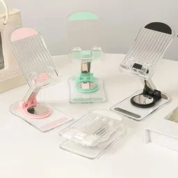 Baskety Acrylic Adjustable Mobile Stand-picture-43