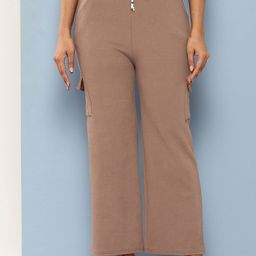 BAESD Girls Straight Fit Cargos Trousers-image-25