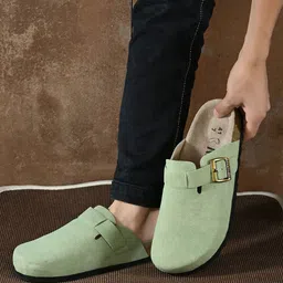 AfroJack Men Mules with Buckles Flats-image-24