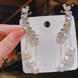 ONUYX Gold-Plated Alloy Zircon Earrings-21