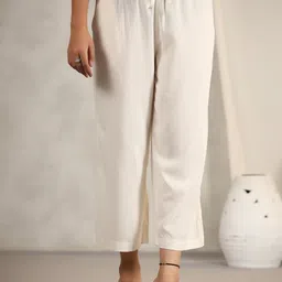 Juniper Women Comfort Pleated Trousers-image-47