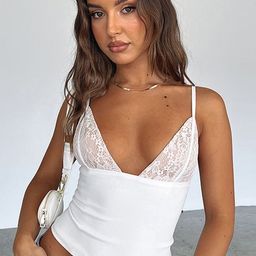 LULU & SKY Women V-Neck Solid Crop Top-picture-29