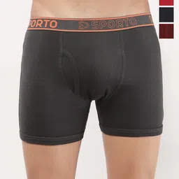 Sporto by Macho Pack Of 4 Mid-Rise Trunks-picture-31
