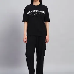 GRIFFEL Printed Oversized Pure Cotton Co-Ords-image-61