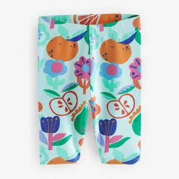 NEXT Girls Floral Printed Cropped Leggings-image-15