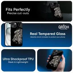 QRIOH Quirky Printed iPhone 16 Plus Back Case Mobile Accessories image 2