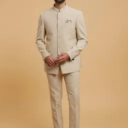 Twamev Single-Breasted Two-Piece Jodhpuri Suit-picture-37