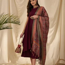 InWeave Women Regular Kurta with Palazzos & With Dupatta-33