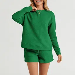 Errabelly Full Length Tshirt With Shorts Co-Ords-image-48
