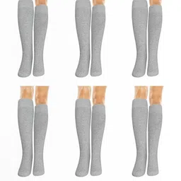 MUKHAKSH Unisex Grey Socks-picture-32